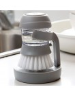 2019 nuevos utensilios de lavado de cocina para el hogar brocha para platos con detergente líquido dispensador de jabón