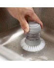 2019 nuevos utensilios de lavado de cocina para el hogar brocha para platos con detergente líquido dispensador de jabón