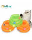 Tres niveles de pista de torre de juguete de gato mascota pista de entretenimiento de inteligencia de gato triple disco de jugue