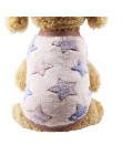 12 colores de dibujos animados cachorro chaleco ropa caliente ropa para perro Chihuahua Bulldog francés invierno perro abrigo pa