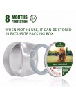 Dewel cuello de perro antipulgas mosquitos garrapatas de insectos a prueba de agua Herbal para mascotas 8 meses de protección ac