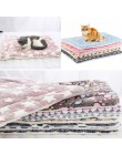 Almohadilla gruesa de lana suave para mascotas manta para la cama para cachorro perro gato sofá cojín alfombra lavable para el h