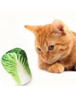 Mascota gato juguete de felpa lona mordedura juguetes de hierba gatera gato cita voz creativa simulación de verdura pollo hueso 