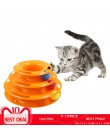 Tres niveles de pista de torre de juguete de gato mascota pista de entretenimiento de inteligencia de gato triple pago disco de 