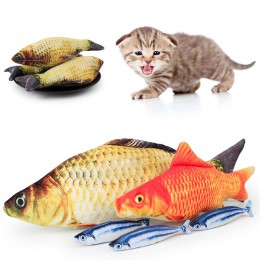 200mm divertido realista forma de pez simulación de gato mascota franela juguete de juguete forma de pez almohada creativa para 