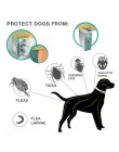 Dewel para mascotas cuello de perro antipulgas cuello para gatos y perros mosquitos protección al aire libre repele ajustable cu