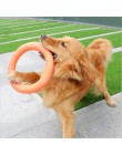 Perro EVA discos voladores Pet anillo de formación juguete de entrenamiento para perro interactivo portátil al aire libre juguet