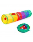 Caliente 2/3/4/5 agujeros 15 colores túnel plegable para mascotas gato interior al aire libre juguete de entrenamiento para gato