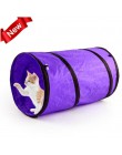 Caliente 2/3/4/5 agujeros 15 colores túnel plegable para mascotas gato interior al aire libre juguete de entrenamiento para gato