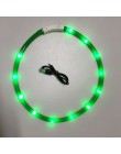 Pet impermeable USB recargable LED perro cuello noche seguridad intermitente Pet suministros accesorios para perro para cachorro