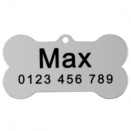 Perro gato Id Tags DIY personalizado perros Id etiqueta Acero inoxidable grabado nombre y número de teléfono y suministros para 