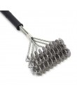 Barbacoa Grill BBQ Brush herramienta de limpieza cerdas de alambre de acero inoxidable cepillos de limpieza antiadherentes con m