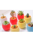 10 Uds./5 uds. Macetas cuadradas redondas macetas bandejas de plástico macetas pequeñas creativas para plantas suculentas decora