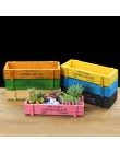 Maceta para planta de jardín maceta para plantas de jardín Vintage suculentas cajas de madera rectangulares Mesa maceta de flore