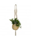 WHISM Vintage cesta colgante titular de la cesta de flores Macrame cuerda de elevación macramé planta colgador maceta Cadena de 