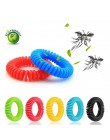 3 unids/lote pulsera repelente de Mosquitos de Color al azar banda repelente de mosquitos para niños