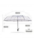 Automáticos, transparentes Paraguas plegable Paraguas de la lluvia de las mujeres sol lluvia de Paraguas compacto a prueba de vi