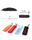 4 colores Pequeño bolsillo plegable lápiz paraguas Ultra ligero Mini paraguas lluvia mujeres paraguas para hombres sol sombrilla