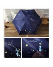 Paraguas de Príncipe pequeño de dibujos animados de Kocotree Paraguas plegables para mujeres sombrilla soleada para mujeres somb