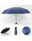 Popular 18 colores Mini paraguas de bolsillo mujeres UV pequeñas sombrillas Parasol niñas Anti-UV impermeable portátil ultralige