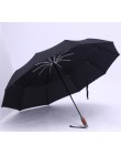 Marca genuina paraguas plegable grande lluvia 1,2 metros hombres de negocios paraguas automáticos a prueba de viento sombrilla p