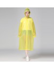Keconutbear moda EVA mujeres impermeable abrigo de lluvia grueso impermeable mujeres transparente Tour impermeable traje de lluv
