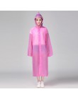 Keconutbear moda EVA mujeres impermeable abrigo de lluvia grueso impermeable mujeres transparente Tour impermeable traje de lluv