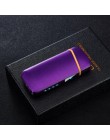 Cargador USB doble arco encendedor de cigarrillos Plasma a prueba de viento encendedor electrónico sin llama Sensor de huellas d