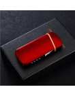 Cargador USB doble arco encendedor de cigarrillos Plasma a prueba de viento encendedor electrónico sin llama Sensor de huellas d