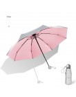 8 Ribs Pocket Mini Paraguas Anti UV Paraguas solar lluvia a prueba de viento ligero plegable Paraguas portátil para Mujeres Homb