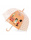 Paraguas de niños unicornio paraguas transparente niños paraguas láser lindo dibujos animados Alpaca paraguas para chica Sakura 