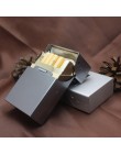 1 unidad de estuche de aluminio para cigarrillos, caja de bolsillo para cigarrillos, caja de regalo