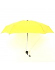 Pequeño paraguas plegable de moda lluvia mujeres hombres Mini Parasol de bolsillo Anti-UV impermeable paraguas de viaje portátil