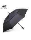 Paraguas de golf NX resistente al viento, paraguas largo Semi automático, paraguas grande para hombres y mujeres, paraguas de ne
