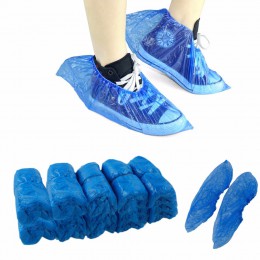 100 unids/pack médico cubiertas botas a prueba de agua de plástico fundas para calzado desechables casas chanclos envío gratuito