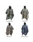 Impermeable de camuflaje militar Impermeable para hombre toldo para mujer de la lluvia poncho lluvia motocicleta