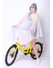 Alta calidad para hombres y mujeres ciclismo bicicleta impermeable capa de lluvia Poncho con capucha impermeable a prueba de vie