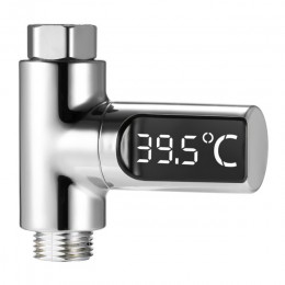Termómetro Digital LED grifos de ducha de agua bebé flujo de agua en tiempo Real cocina baño temperatura Monitor interior 360 ° 