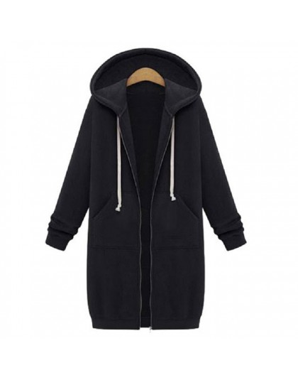 Wipalo 2019 Otoño Invierno Casual mujer sudaderas largas sudadera abrigo Zip Up chaqueta con capucha talla grande terciopelo Out
