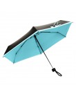 Paraguas plegable a la moda Mini paraguas de bolsillo para mujeres soleado y lluvioso pequeño Parasol para el sol paraguas para 