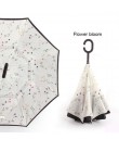 Paraguas inverso Paraguas invertido Anti UV Paraguas hombre C mango a prueba de viento mujeres sol y lluvia invertido parapluio