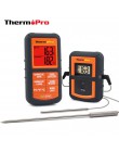 ThermoPro TP-08S 90M remoto termómetro inalámbrico de cocina de alimentos de doble sonda para barbacoa, ahumador, parrilla, horn