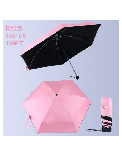 Nuevo paraguas portátil para hombres, Mini paraguas de bolsillo, para evitar la lluvia Uv, plegable, pequeño, cinco veces, parag