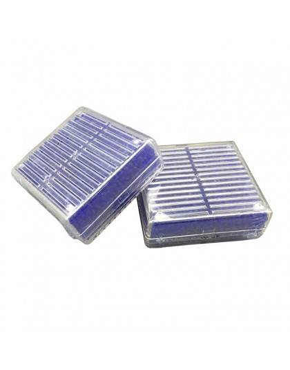 Deshumidificador desecante de Gel de sílice reutilizable 2 uds. Caja de perlas absorbentes de humedad (azul)