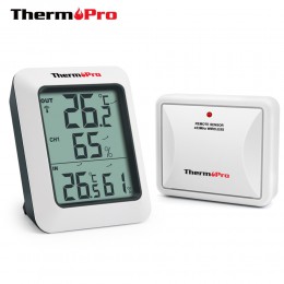 ThermoPro TP60S 60M higrómetro Digital inalámbrico Interior Exterior termómetro humedad Monitor estación meteorológica