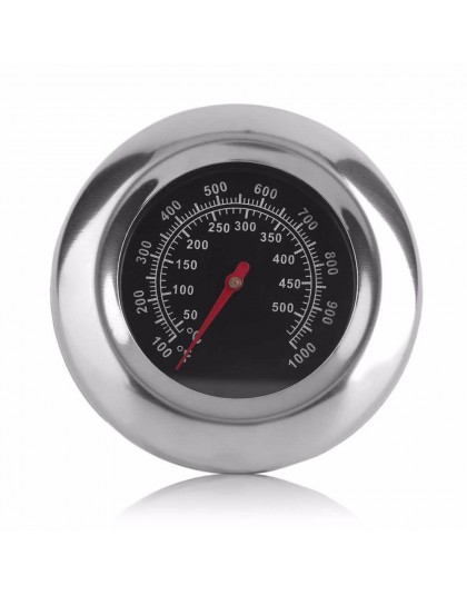 Termómetro de parilla BBQ de acero inoxidable medidor de temperatura para acampar al aire libre cocinar herramienta de alimentos