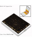 El más vendido 2019 caja de cigarrillos de cuero y Metal sostiene 12 14 16 18 20 Uds caja de almacenamiento de tabaco