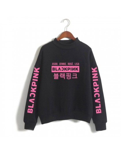XUANSHOW 2019 BLACKPINK Kpop sudadera Hip Hop Casual letras impresas sudaderas con capucha ropa suéter de manga larga Moleton
