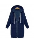 Litthing Dropshipp abrigo mujer 2019 moda Otoño larga cremallera chaqueta con capucha sudadera Vintage abrigo de talla grande