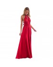 Sexy mujer Multiway Wrap Convertible Boho Maxi Club vestido rojo vendaje vestido largo fiesta damas de honor infinito bata Longu